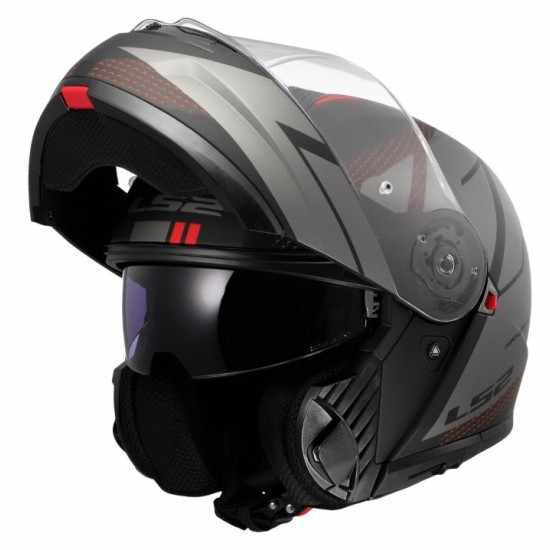 Κράνος LS2 Strobe II FF908 Code μαύρο-γκρι ματ