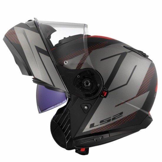 Κράνος LS2 Strobe II FF908 Code μαύρο-γκρι ματ