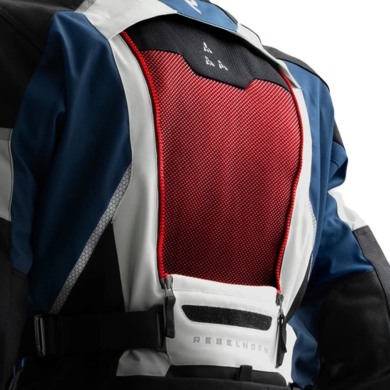 Μπουφάν Rebelhorn hardy 3 μπλε-γκρι-κόκκινο Μπουφάν Rebelhorn hardy 3 μπλε-γκρι-κόκκινο