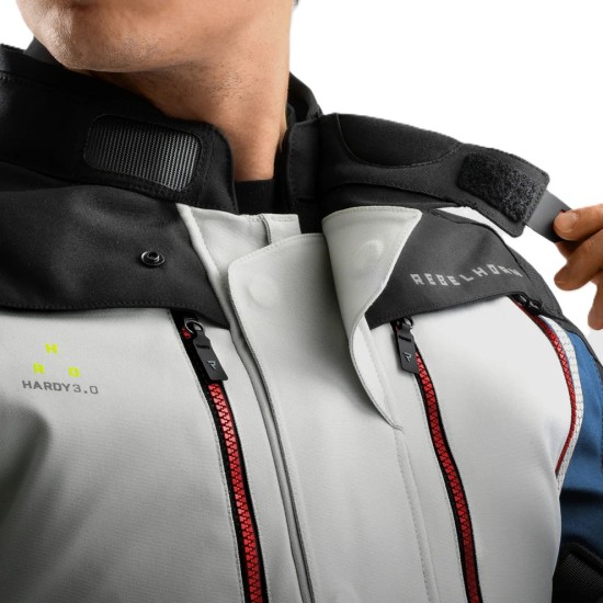 Μπουφάν Rebelhorn hardy 3 μπλε-γκρι-κόκκινο Μπουφάν Rebelhorn hardy 3 μπλε-γκρι-κόκκινο