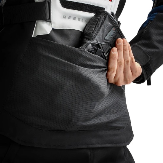 Μπουφάν Rebelhorn hardy 3 μπλε-γκρι-κόκκινο Μπουφάν Rebelhorn hardy 3 μπλε-γκρι-κόκκινο