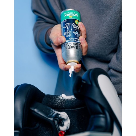 Αφρός καθαρισμού εσωτερικού-εξωτερικού κράνους MOTOREX 200ml Αφρός καθαρισμού εσωτερικού-εξωτερικού κράνους MOTOREX 200ml