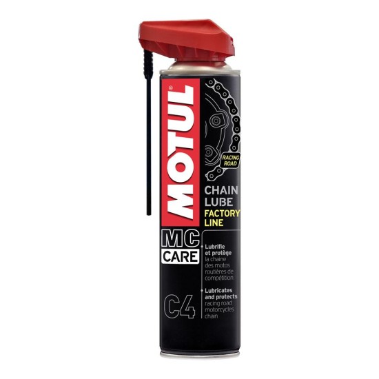 Σπρέι λίπανσης αλυσίδας Motul C4 Factory Line 400ml Σπρέι λίπανσης αλυσίδας Motul C4 Factory Line 400ml