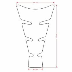 Tankpad One Design Adventure ασημί-διάφανο 21εκ.