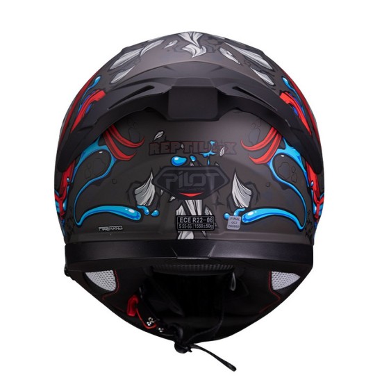 Κράνος Pilot Snake SV Reptile-X ECE 22.06 τιτάνιο ματ + ΔΩΡΟ φιμέ ζελατίνα