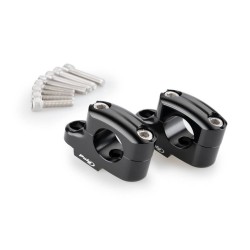 Αποστάτες τιμονιού Puig Pullback πάνω & πίσω Honda NX500 μαύροι