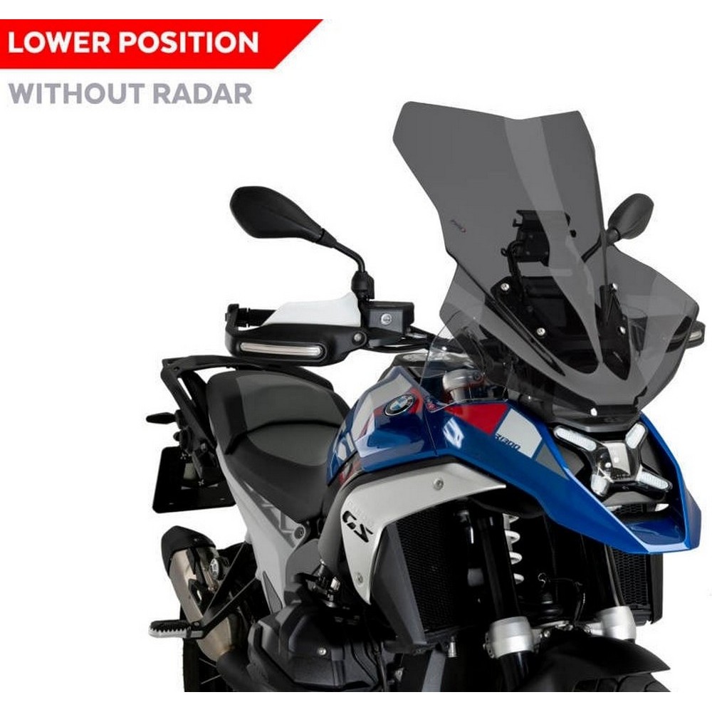 Touring Screen Compatible With BMW R 1250 GS/Adventure 19-24 Dark Tinted Puig