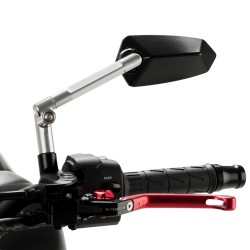 Καθρέπτης Puig F1.1 αριστερός μαύρος-ασημί Καθρέπτης Puig F1.1 αριστερός μαύρος-ασημί