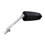 Καθρέπτης Puig F1.1 αριστερός μαύρος-ασημί 