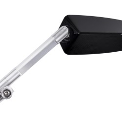 Καθρέπτης Puig F1.1 αριστερός μαύρος-ασημί 