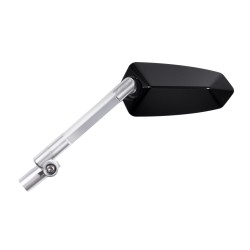 Καθρέπτης Puig F1.1 αριστερός μαύρος-ασημί 