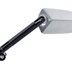 Καθρέπτης Puig F1.1 αριστερός ασημί-μαύρος