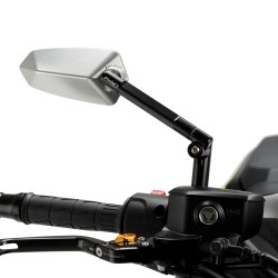 Καθρέπτης Puig F1.1 δεξιός ασημί-μαύρος Καθρέπτης Puig F1.1 δεξιός ασημί-μαύρος