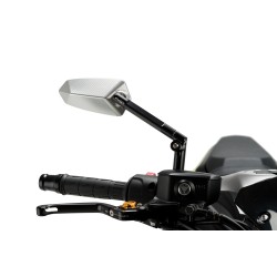 Καθρέπτης Puig F1.1 δεξιός ασημί-μαύρος