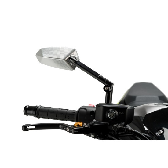 Καθρέπτης Puig F1.1 δεξιός ασημί-μαύρος Καθρέπτης Puig F1.1 δεξιός ασημί-μαύρος
