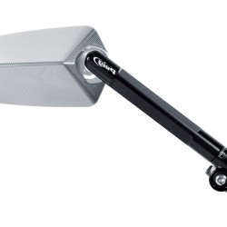 Καθρέπτης Puig F1.1 δεξιός ασημί-μαύρος