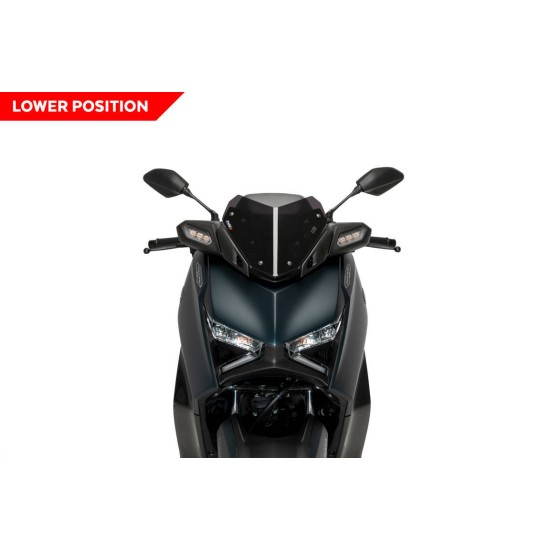 Ζελατίνα Puig V-Tech Sport Yamaha X-Max 300-125 23- μαύρη ματ