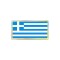 Αυτοκόλλητο QTR σημαία 3D Ελλάδας 8,8 x 4 εκ.