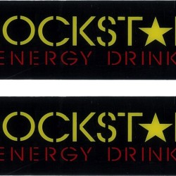 Αυτοκόλλητα QTR Rockstar 11,5 x 3,7 εκ. (2 τεμ.)