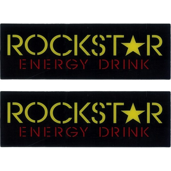 Αυτοκόλλητα QTR Rockstar 11,5 x 3,7 εκ. (2 τεμ.)