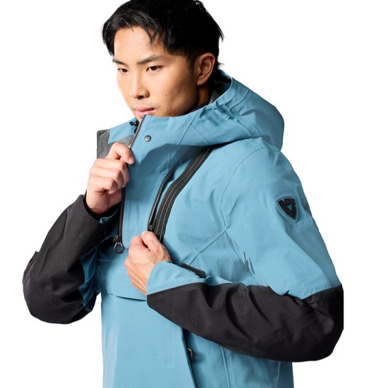 Μπουφάν anorak RevIT Smock Blackwater 3 H2O μπλε-μαύρο Μπουφάν anorak RevIT Smock Blackwater 3 H2O μπλε-μαύρο