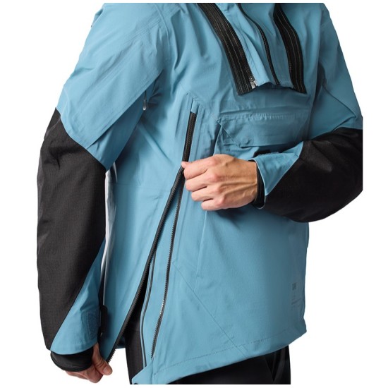 Μπουφάν anorak RevIT Smock Blackwater 3 H2O ώχρα κίτρινο-μπλε