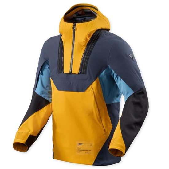 Μπουφάν anorak RevIT Smock Blackwater 3 H2O ώχρα κίτρινο-μπλε