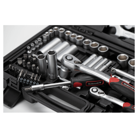 Εργαλειοθήκη Rothewald® 92 τεμαχίων Εργαλειοθήκη Rothewald® 92 τεμαχίων