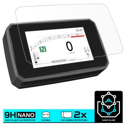 Nano glass για προστασία οργάνων Honda NX 500 (σετ 2 ultra clear)