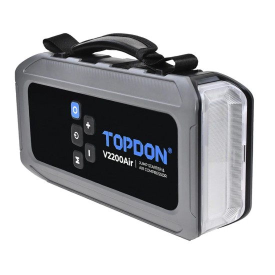 Εκκινητής - Booster - Κομπρεσέρ αέρα TOPDON V2200AIR 2200A Εκκινητής - Booster - Κομπρεσέρ αέρα TOPDON V2200AIR 2200A