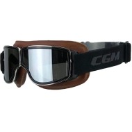 Μάσκα vintage CGM 705V california πορτοκαλί (Διάφανος φακός)