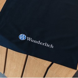 Πετσέτα ταξιδιού Wunderlich 50 x 100 εκ. μαύρη