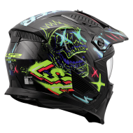 Κράνος Jet LS2 Drifter OF606 Rayz μαύρο-μπλέ γυαλιστερό