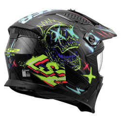 Κράνος Jet LS2 Drifter OF606 Rayz μαύρο-μπλέ γυαλιστερό Κράνος Jet LS2 Drifter OF606 Rayz μαύρο-μπλέ γυαλιστερό