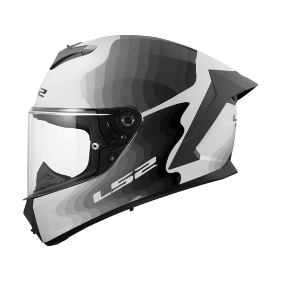 Full Face Κράνος LS2 Rapid ΙΙI FF820 Flow λευκό-γκρί γυαλιστερό Full Face Κράνος LS2 Rapid ΙΙI FF820 Flow λευκό-γκρί γυαλιστερό