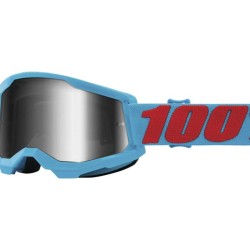 Μάσκα Moto/MTB 100% Strata 2 Summit (καθρέπτης ασημί)
