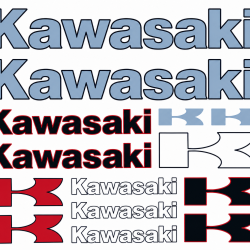 Αυτοκόλλητα Kawasaki 20 X 24 CM.