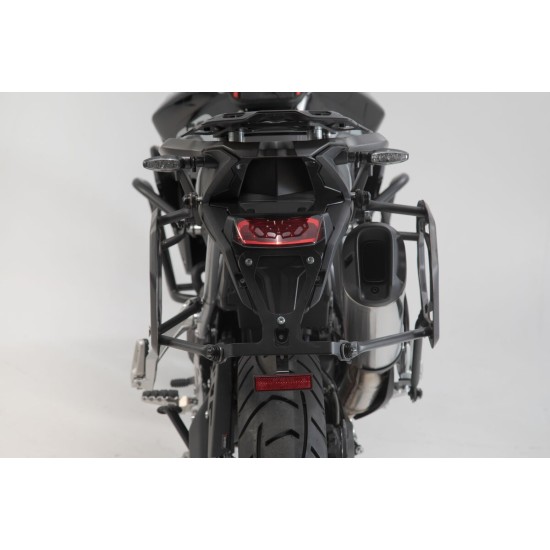Ολοκληρωμένο σετ βάσεων και βαλιτσών SW-Motech TRAX ADV Triumph Tiger 900 GT/Rally/Pro -23 ασημί