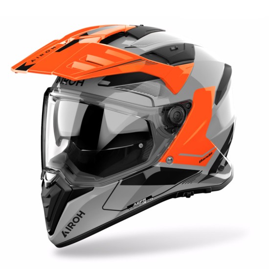 Κράνος Airoh Bandit tune γκρί πορτοκαλί γυαλιστερό Κράνος Airoh Bandit tune γκρί πορτοκαλί γυαλιστερό