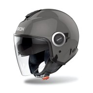 Κράνος Jet Airoh Helyos σκούρο γκρι γυαλιστερό