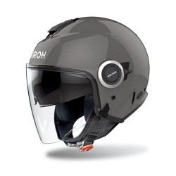 Κράνος Jet Airoh Helyos σκούρο γκρι γυαλιστερό