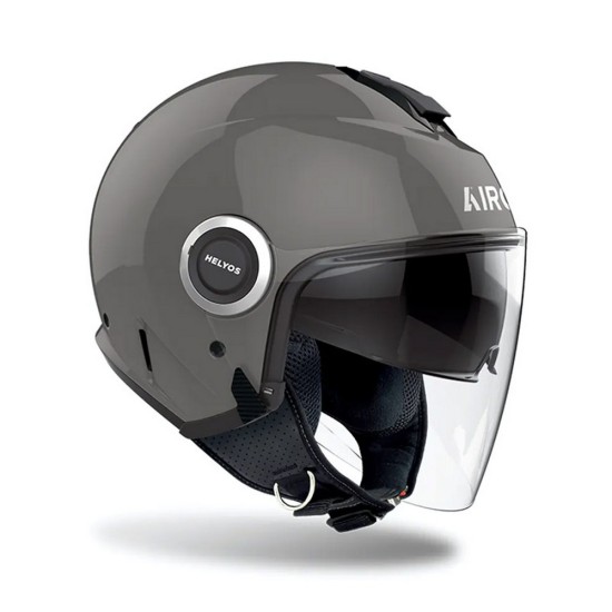 Κράνος Jet Airoh Helyos σκούρο γκρι γυαλιστερό
