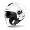 Κράνος Jet Airoh Helyos λευκό γυαλιστερό