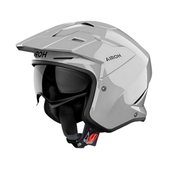 Κράνος Jet AIROH Kombakt γκρι γυαλιστερό