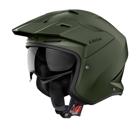 Κράνος Jet AIROH Kombakt σκούρο πράσινο ματ