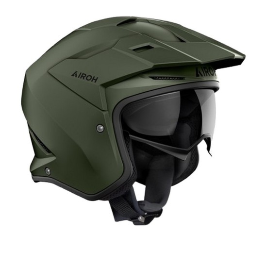 Κράνος Jet AIROH Kombakt σκούρο πράσινο ματ