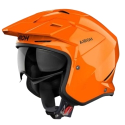 Κράνος Jet AIROH Kombakt πορτοκαλί γυαλιστερό