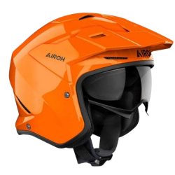 Κράνος Jet AIROH Kombakt πορτοκαλί γυαλιστερό Κράνος Jet AIROH Kombakt πορτοκαλί γυαλιστερό