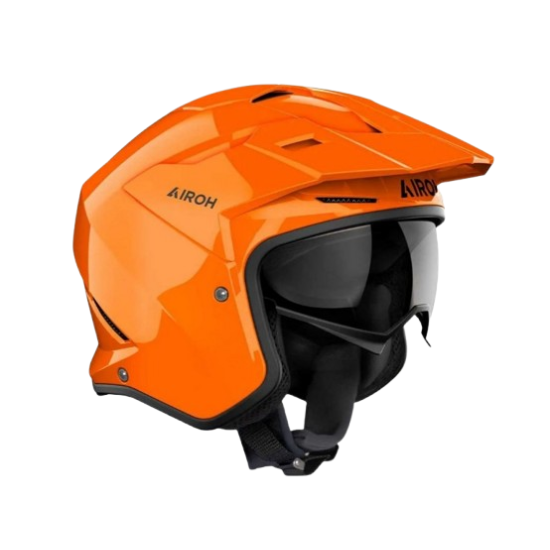 Κράνος Jet AIROH Kombakt πορτοκαλί γυαλιστερό