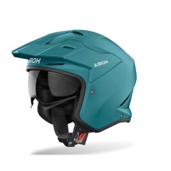 Κράνος Jet AIROH Kombakt πετρόλ ματ